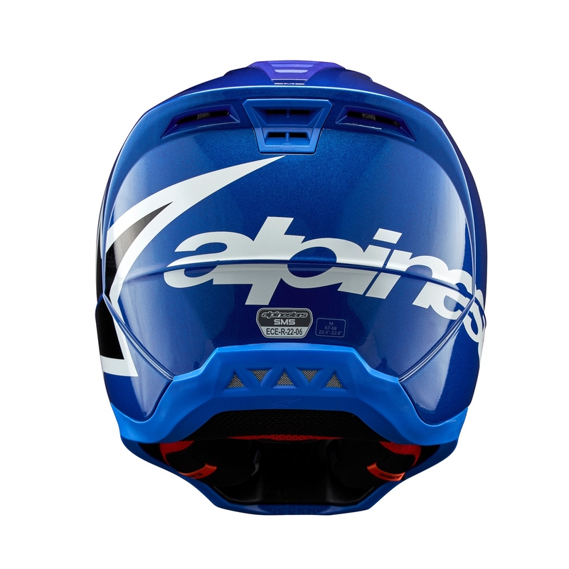Kask motocrossowy Alpinestars S-M5 Corp w kolorze niebieskim