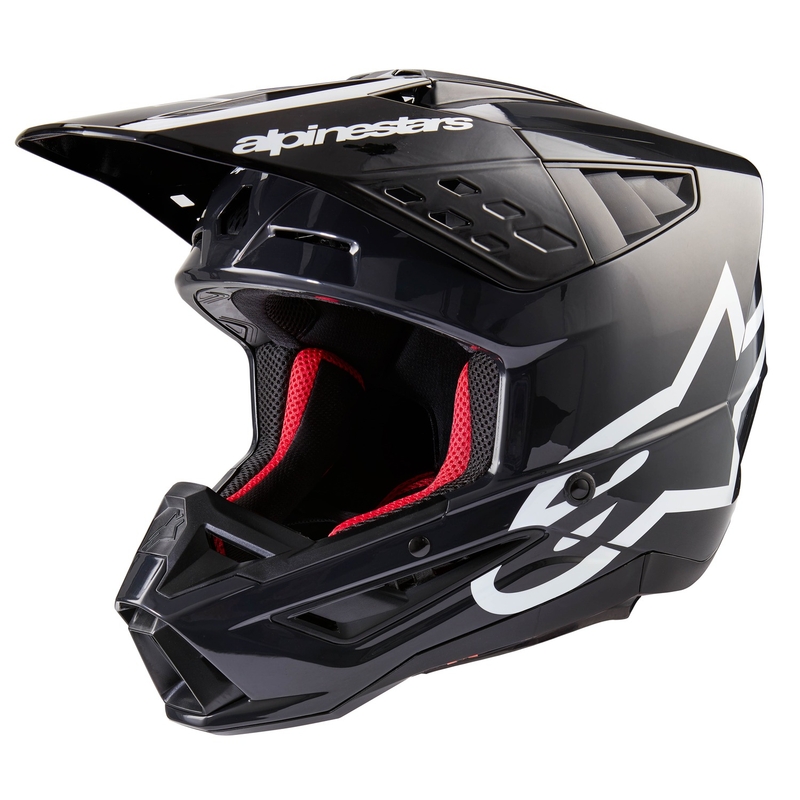 Kask motocrossowy Alpinestars S-M5 Corp w kolorze ciemnoszarym