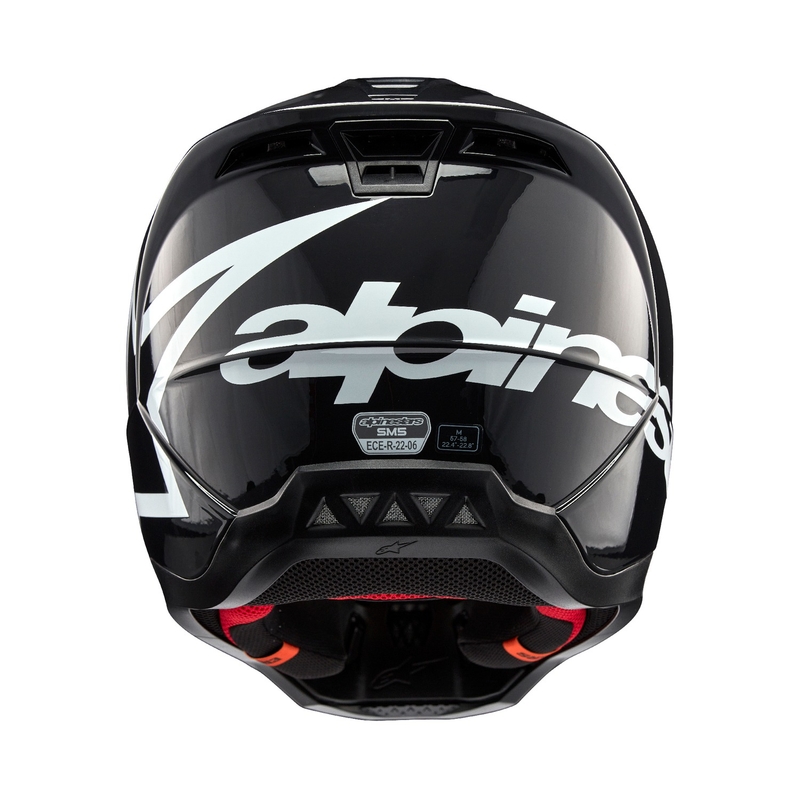 Kask motocrossowy Alpinestars S-M5 Corp w kolorze ciemnoszarym