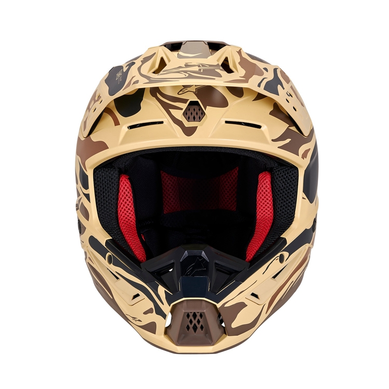 Kask motocrossowy Alpinestars S-M5 Mineral Matte w kolorze ciemnobrązowym w kamuflażu