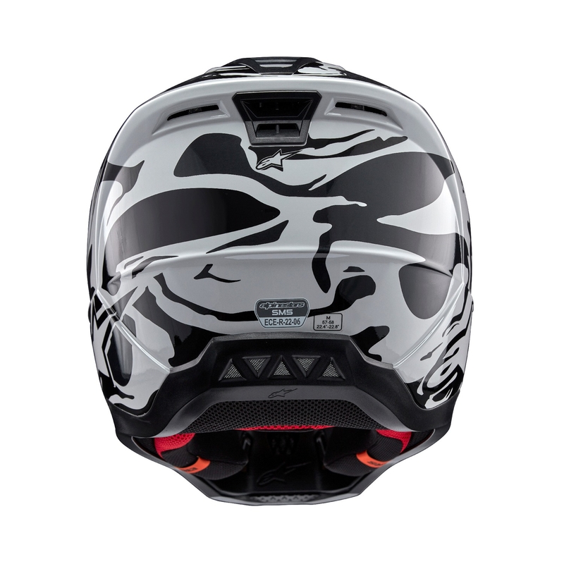 Kask motocrossowy Alpinestars S-M5 w kolorze mineralnej szarości
