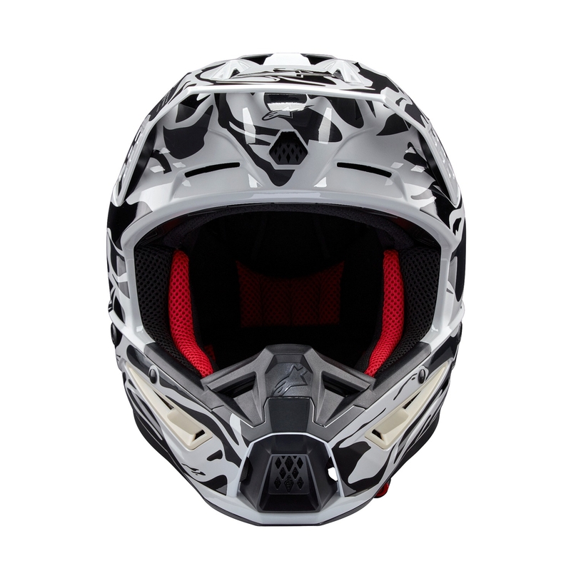 Kask motocrossowy Alpinestars S-M5 w kolorze mineralnej szarości