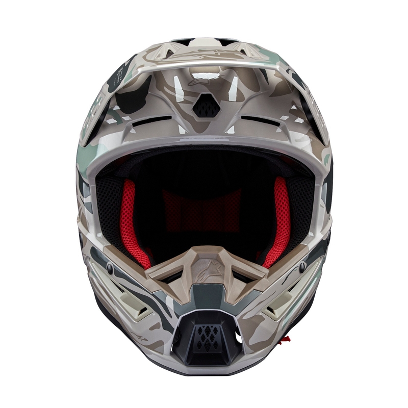 Kask motocrossowy Alpinestars S-M5 Mineralny szaro-zielony kamuflaż