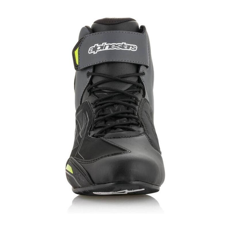Buty motocyklowe Alpinestars Faster-3 Drystar czarno-szaro-fluo żółte