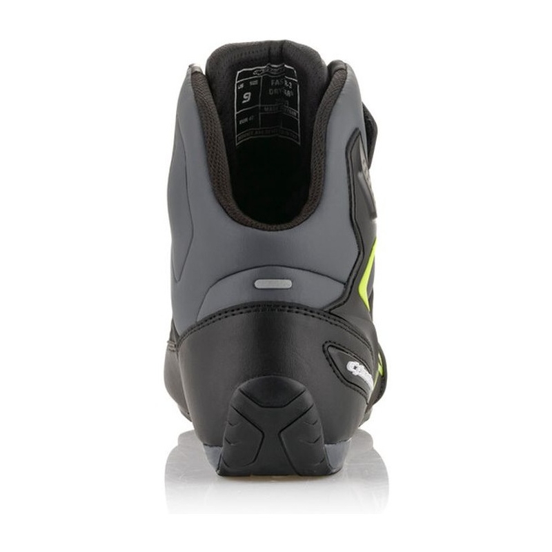 Buty motocyklowe Alpinestars Faster-3 Drystar czarno-szaro-fluo żółte