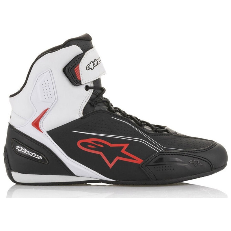 Buty motocyklowe Alpinestars Faster-3 czarno-biało-czerwone