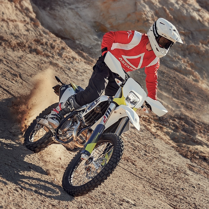 Koszulka motocrossowa Alpinestars Techdura fluo czerwona