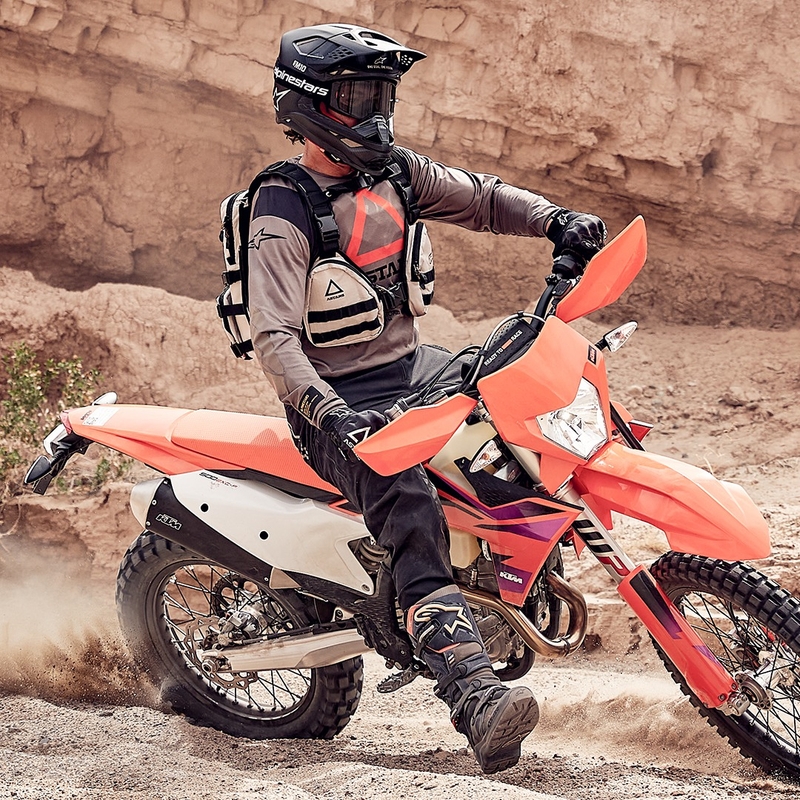 Koszulka motocrossowa Alpinestars Techdura w kolorze brązowym