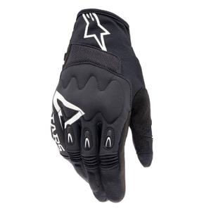Rękawiczki motocrossowe Alpinestars Techdura w kolorze czarno-białym