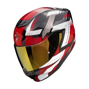 Kask motocyklowy integralny Scorpion EXO-391 Captor czarno-czerwony