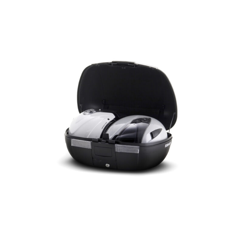 Top case with color cover SHAD SH45 Black metal