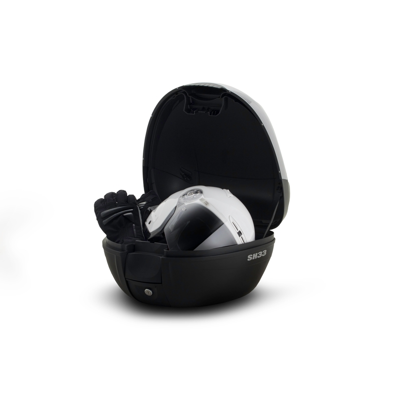 Top case with color cover SHAD SH33 White