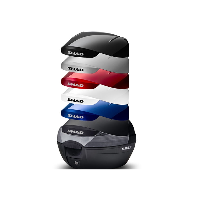 Top case with color cover SHAD SH33 White