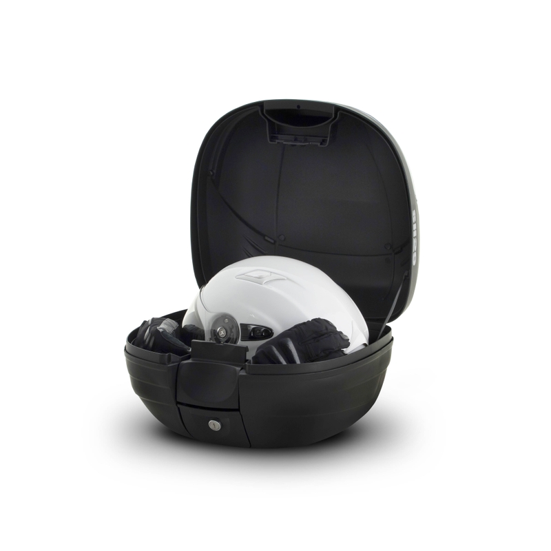 Top case with color cover SHAD SH29 Black metal