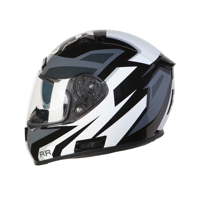 Kask Ozone RC-01 Pinlock Ready czarno-szaro-biały wyprzedaż