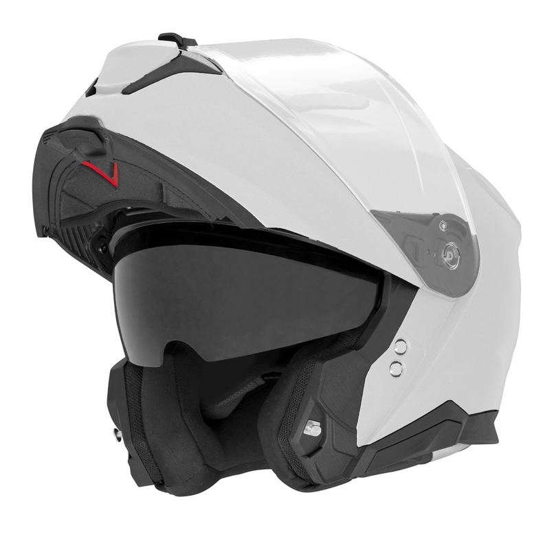 Kask motocyklowy składany NOX N967 biały