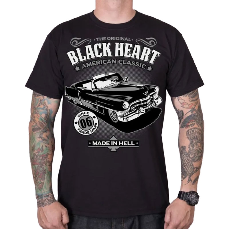 T-shirt Black Heart Cadillac w kolorze czarnym