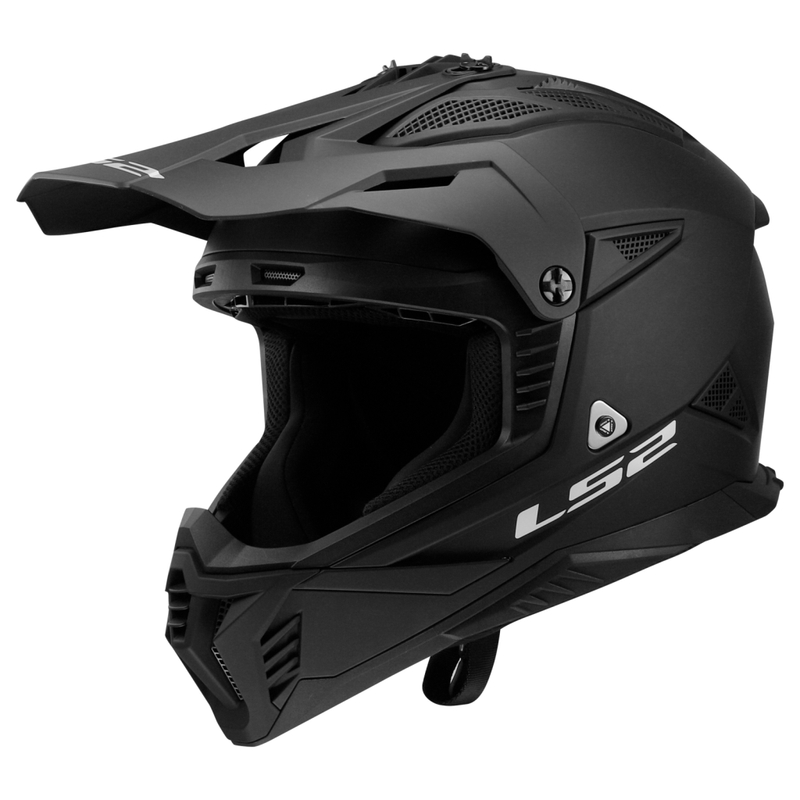 Kask motocrossowy LS2 MX708 Fast II Solidny matowy czarny