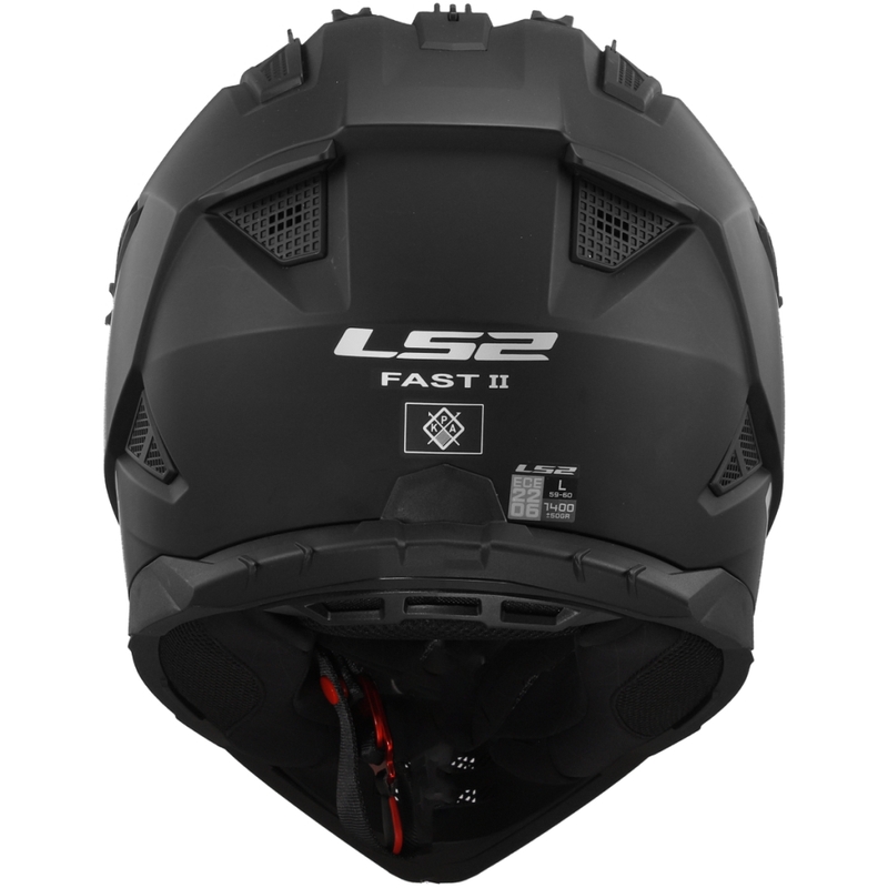 Kask motocrossowy LS2 MX708 Fast II Solidny matowy czarny