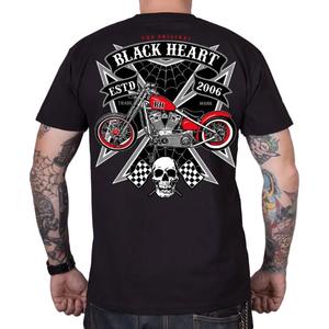 T-shirt Black Heart Rock Iron czarny