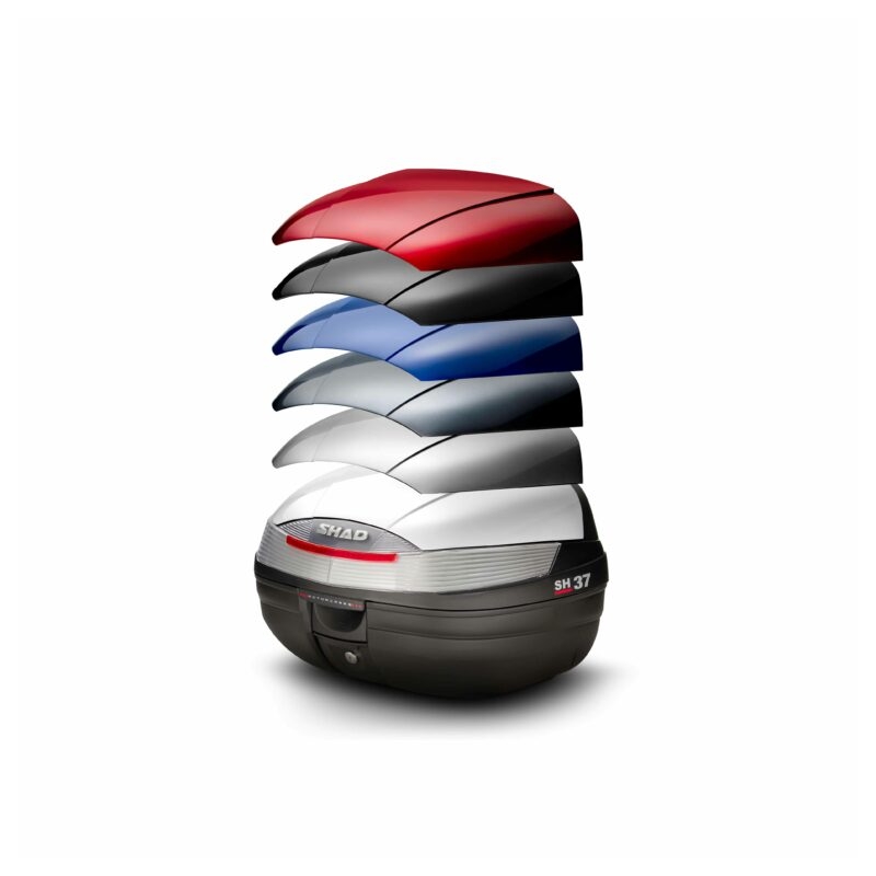 Top case with color cover SHAD SH37 Red