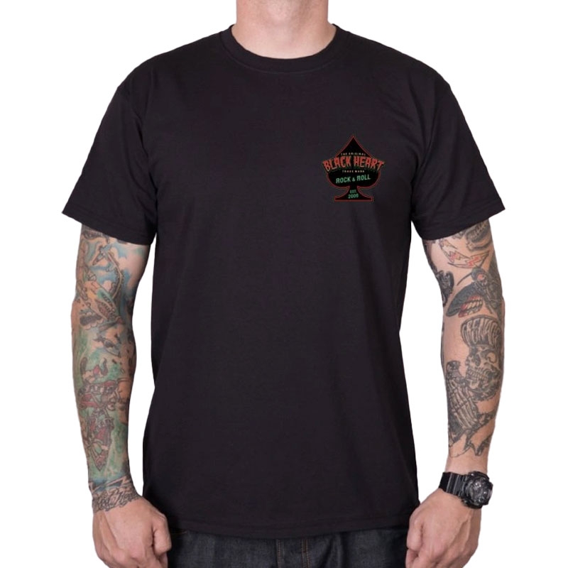 T-shirt Black Heart Ema czarny