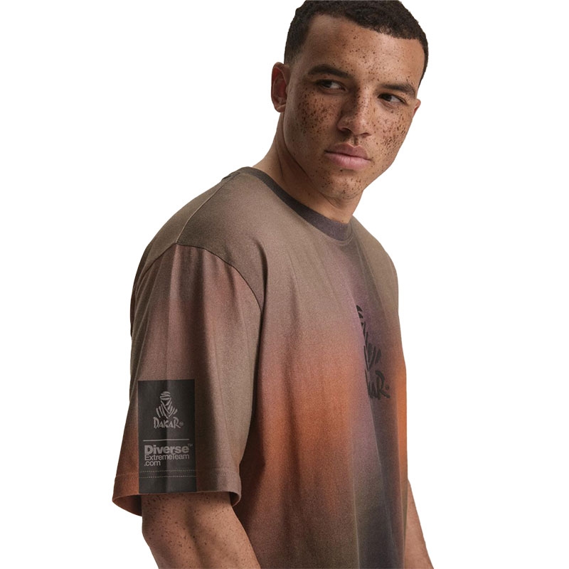 Koszulka Dakar DES 5 brązowa moro