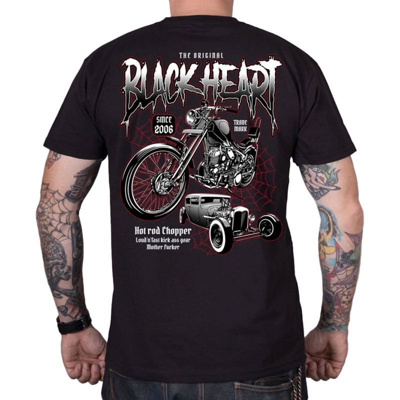 Koszulka Black Heart Machines w kolorze czarnym