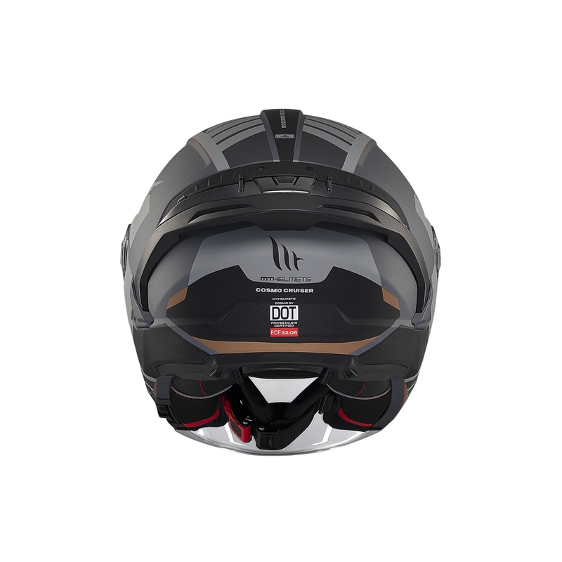 Kask otwarty MT Cosmo SV Cruiser matowo-szary-czarny
