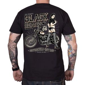 T-shirt Black Heart Chopper Pussy czarny
