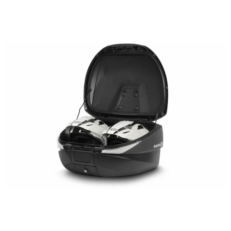 Top case with color cover SHAD SH58X New titanium with PREMIUM lock