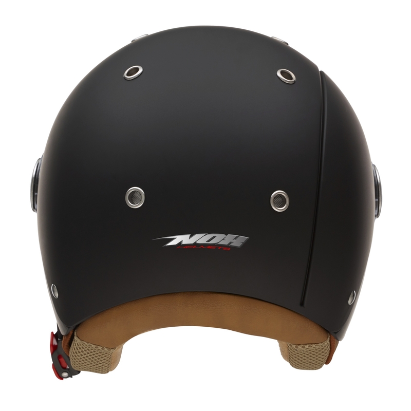 Dziecięcy otwarty kask motocyklowy NOX N217K czarny matowy wyprzedaż