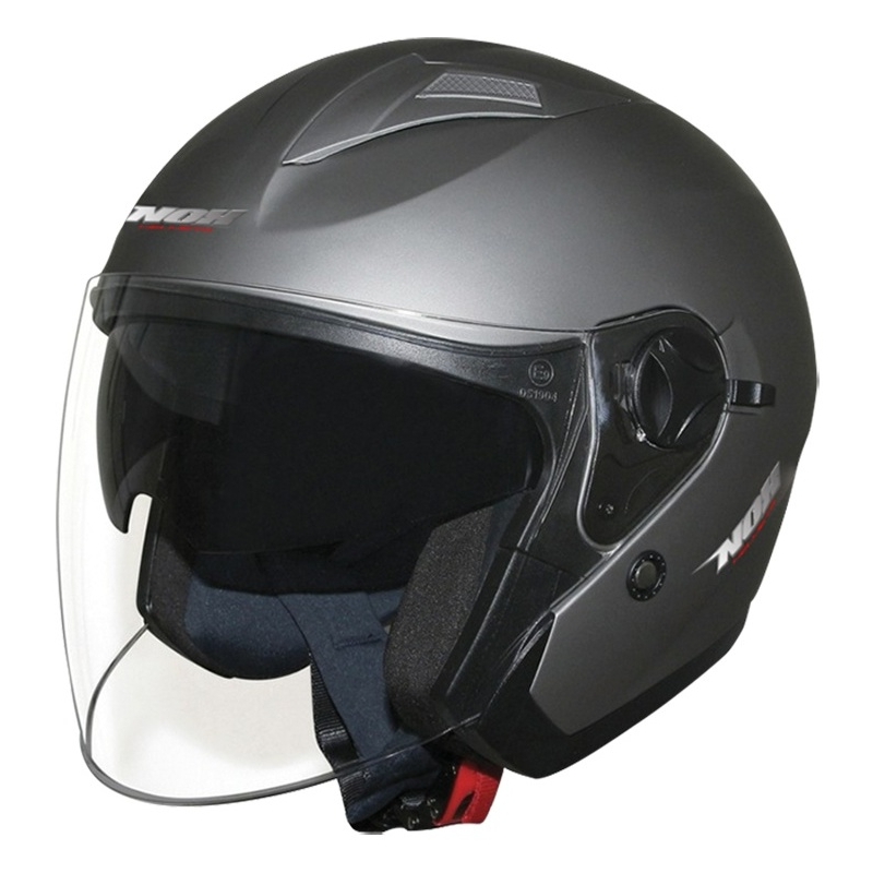 Otwarty kask motocyklowy NOX N124 tytanowy matowy wyprzedaż