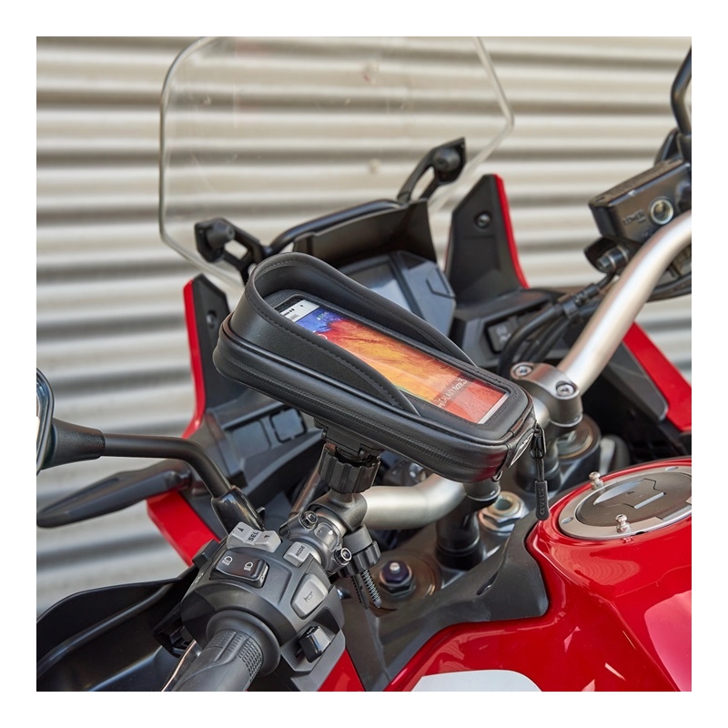 Smartphone holder SHAD phone size up to 180x90mm (6,6") on handlebar