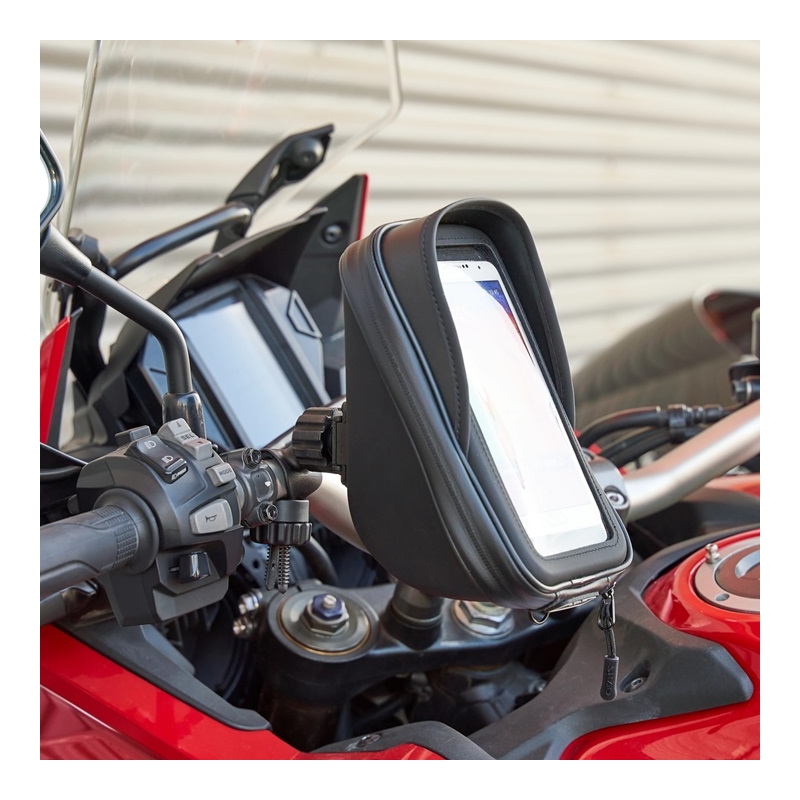 Smartphone holder SHAD 180x90mm (6,6") with pocket on handlebar