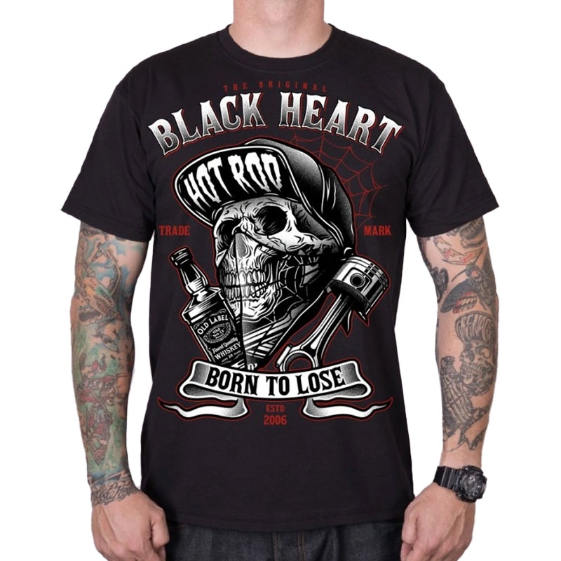 T-shirt Black Heart Buddy czarny