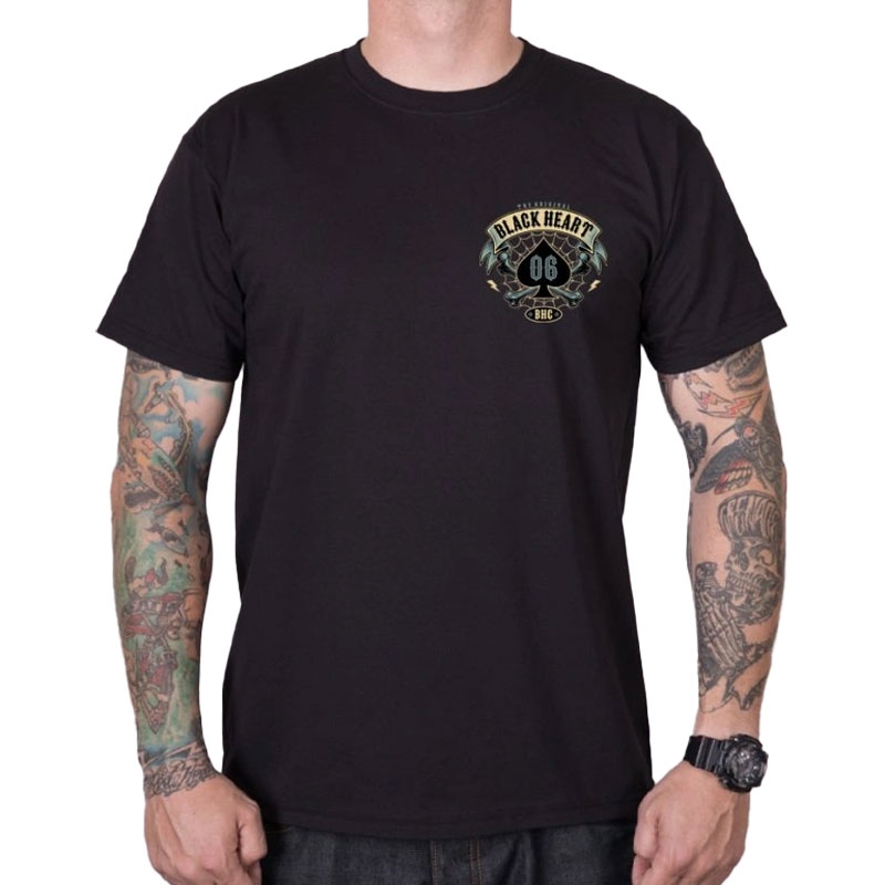 T-shirt Black Heart Bandana Boy w kolorze czarnym