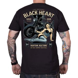 T-shirt Black Heart Ava w kolorze czarnym