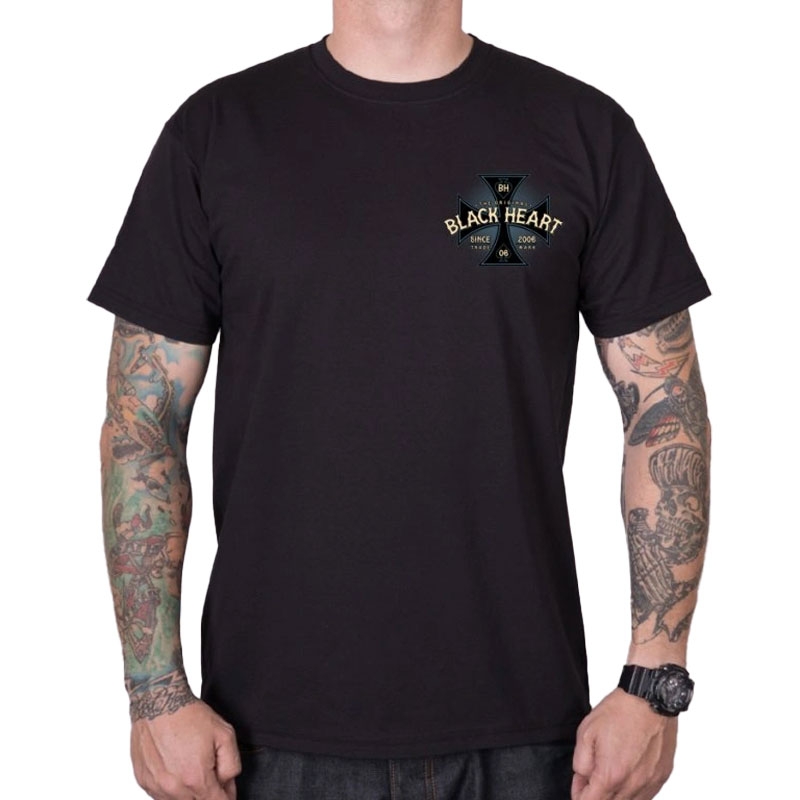 T-shirt Black Heart Ava w kolorze czarnym