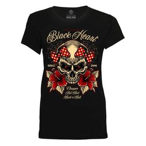 T-shirt damski Black Heart Ariella czarny
