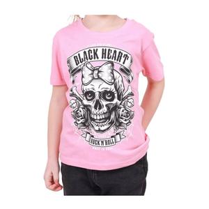 Koszulka dziecięca Black Heart Miss Murder w kolorze różowym
