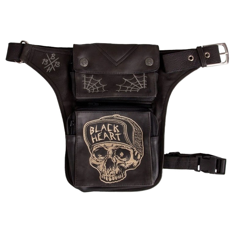 BLACK HEART W-TEC Garage Wbudowana kieszeń na udzie w kolorze czarnym