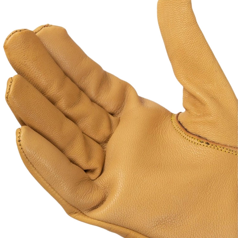 Rękawiczki Chopper Black Heart Skull Gloves brązowe