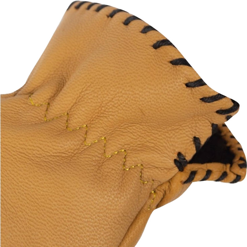 Rękawiczki Chopper Black Heart Skull Gloves brązowe