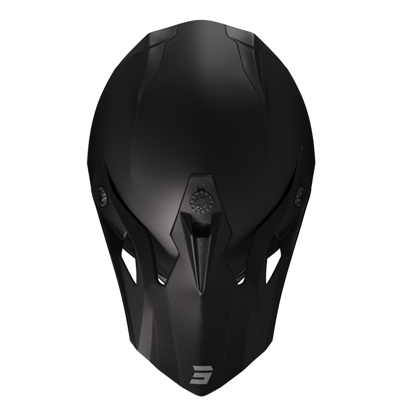 Dziecięcy kask motocrossowy Shot Pulse Kid 2.0 w kolorze czarnym matowym