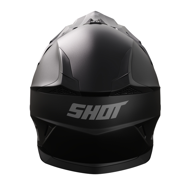 Dziecięcy kask motocrossowy Shot Pulse Kid 2.0 w kolorze czarnym matowym