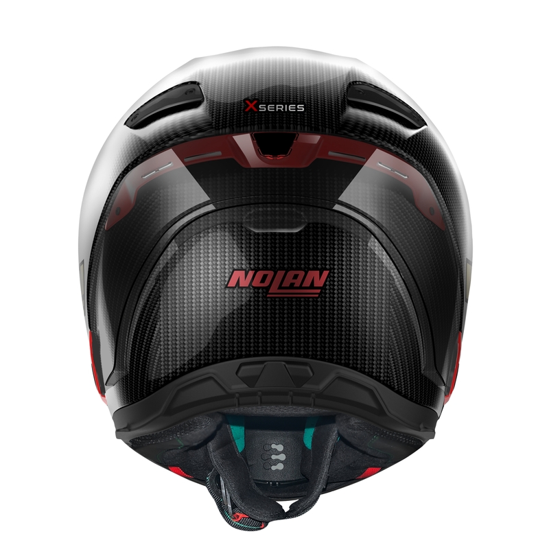 Integralny kask motocyklowy Nolan X-804 RS Ultra Carbon Iridium Edition czarno-czerwony