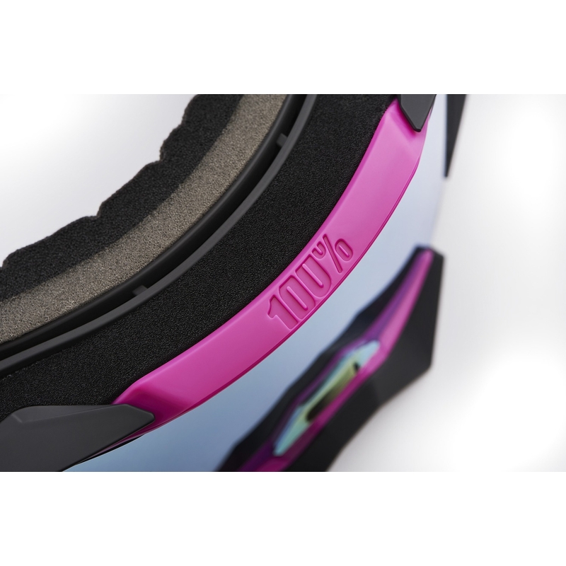 Gogle motocrossowe 100% plexi ARMEGA 91 w kolorze złotym