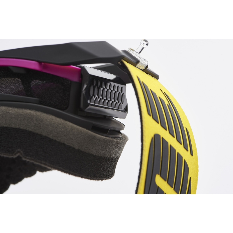 Gogle motocrossowe 100% plexi ARMEGA 91 w kolorze złotym