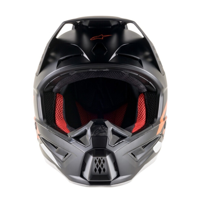 Kask motocrossowy Alpinestars S-M5 Compass w kolorze czarno-fluo pomarańczowym